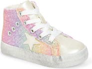 Nina Kids' Geovana Rainbow Glitter Sneaker