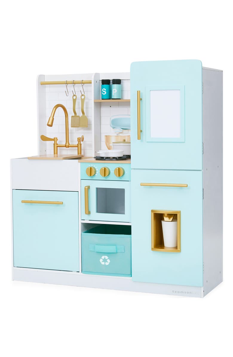 Teamson Kids Biscay Delight Kitchen Playset, Alternate, color, Mint