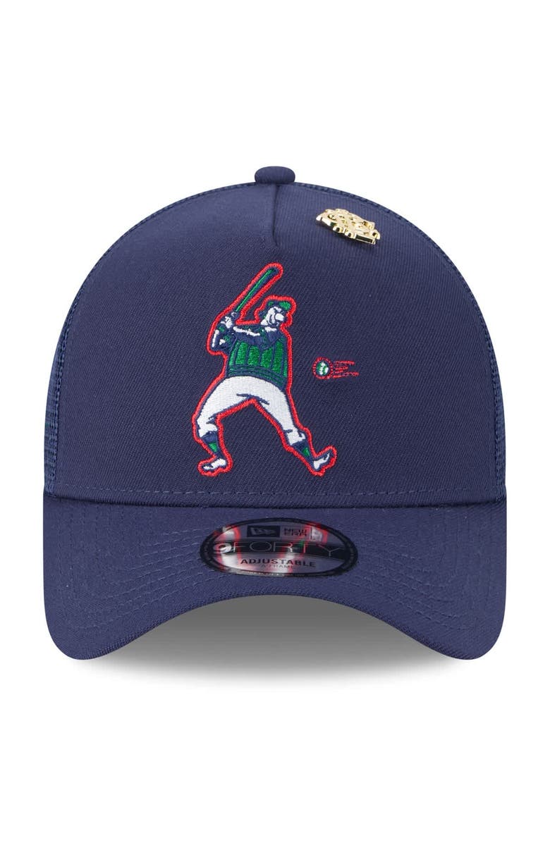 New Era Men's New Era Navy Milwaukee Brewers 2025 Big League Chew A-Frame 9FORTY Adjustable Trucker Hat, Alternate, color, Navy