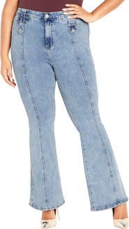 City Chic Asha Mia High Waist Bootcut Jeans