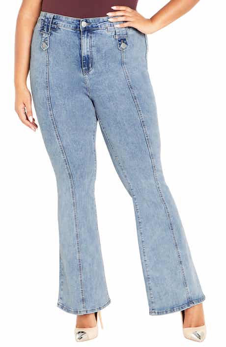City Chic Asha Mia High Waist Bootcut Jeans