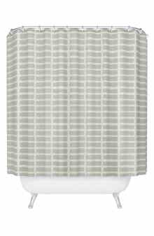 Deny Designs Lateral Block Print Shower Curtain
