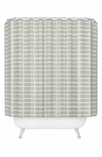 Deny Designs Lateral Block Print Shower Curtain