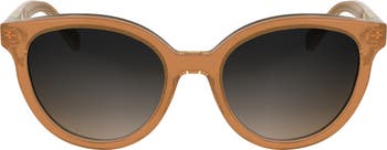 Longchamp Le Pliage 52mm Gradient Round Sunglasses | Nordstrom display picture 2