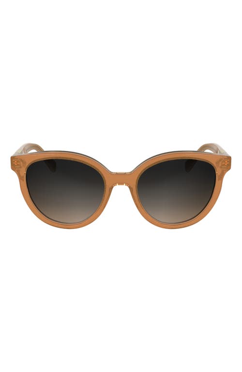Longchamp Le Pliage 52mm Gradient Round Sunglasses