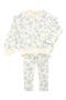 Floral Ruffle Sweatshirt & Leggings Set