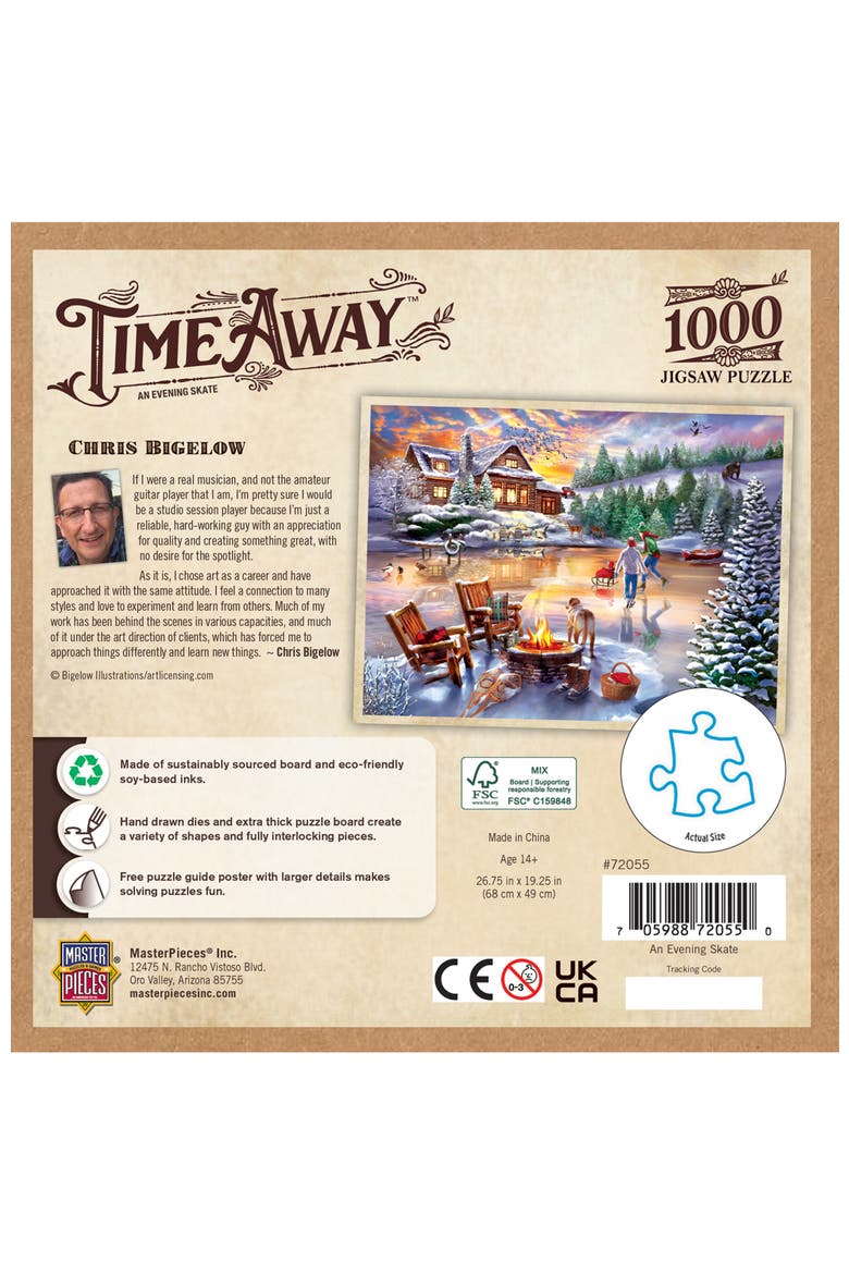 An Evening Skate 1000 Piece Puzzle, Alternate, color, Multicolor
