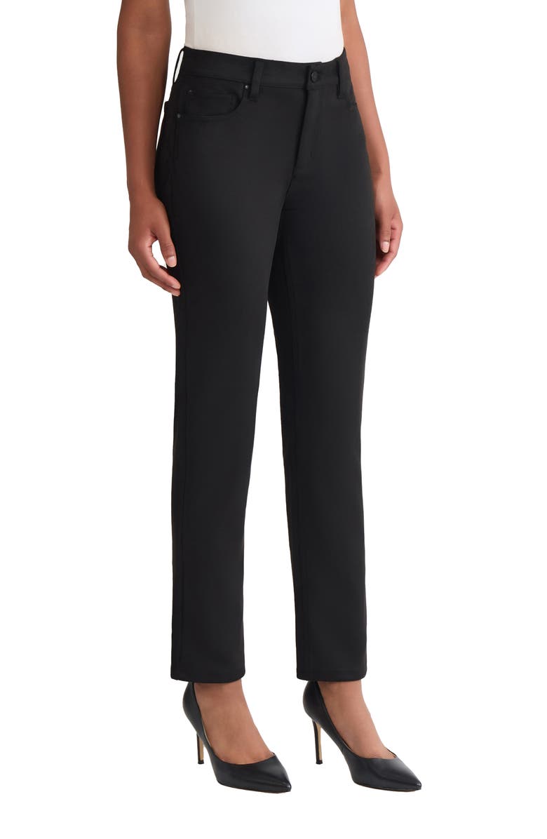 Jones New York Lexington Straight Leg Pants, Alternate, color, Jones Black