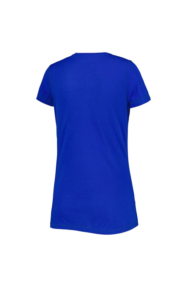 CONCEPTS SPORT Women's Concepts Sport Royal/Red Texas Rangers Badge T-Shirt & Pajama Pants Sleep Set, Alternate, color, 