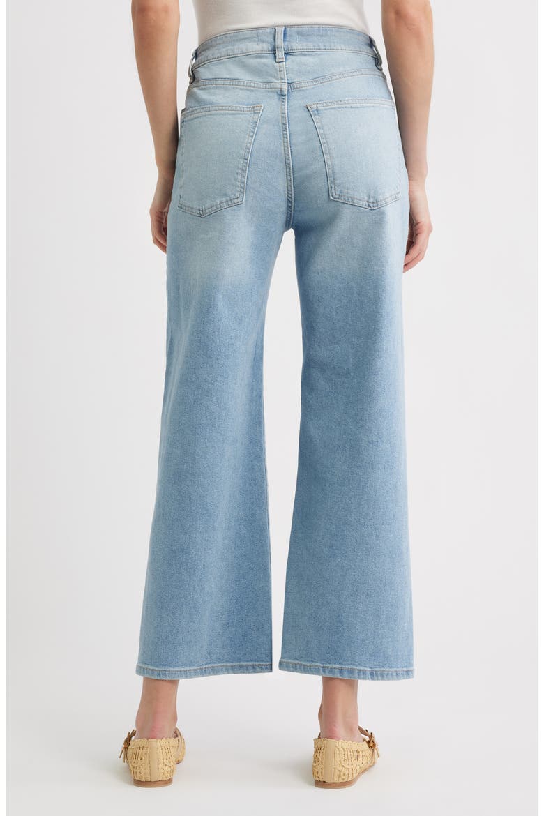 ICN High Waist Crop Wide Leg Jeans, Alternate, color, LAST SUMMER