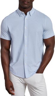 Rhone Commuter Slim Fit Short Sleeve Button-Up Shirt
