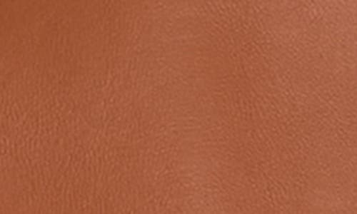Lafayette 148 New York Puff Shoulder Lambskin Leather Jacket In Brown