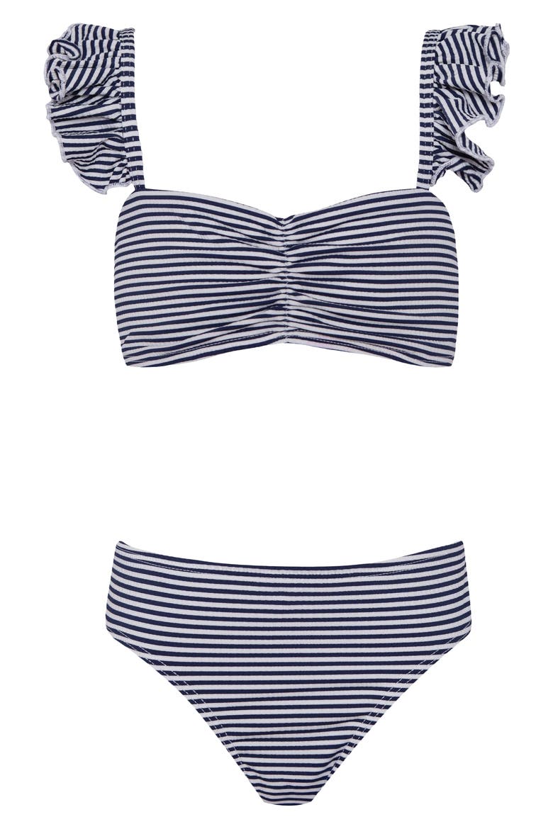 Kids' Flutter Two-Piece Swimsuit, Main, color, ANCHOR