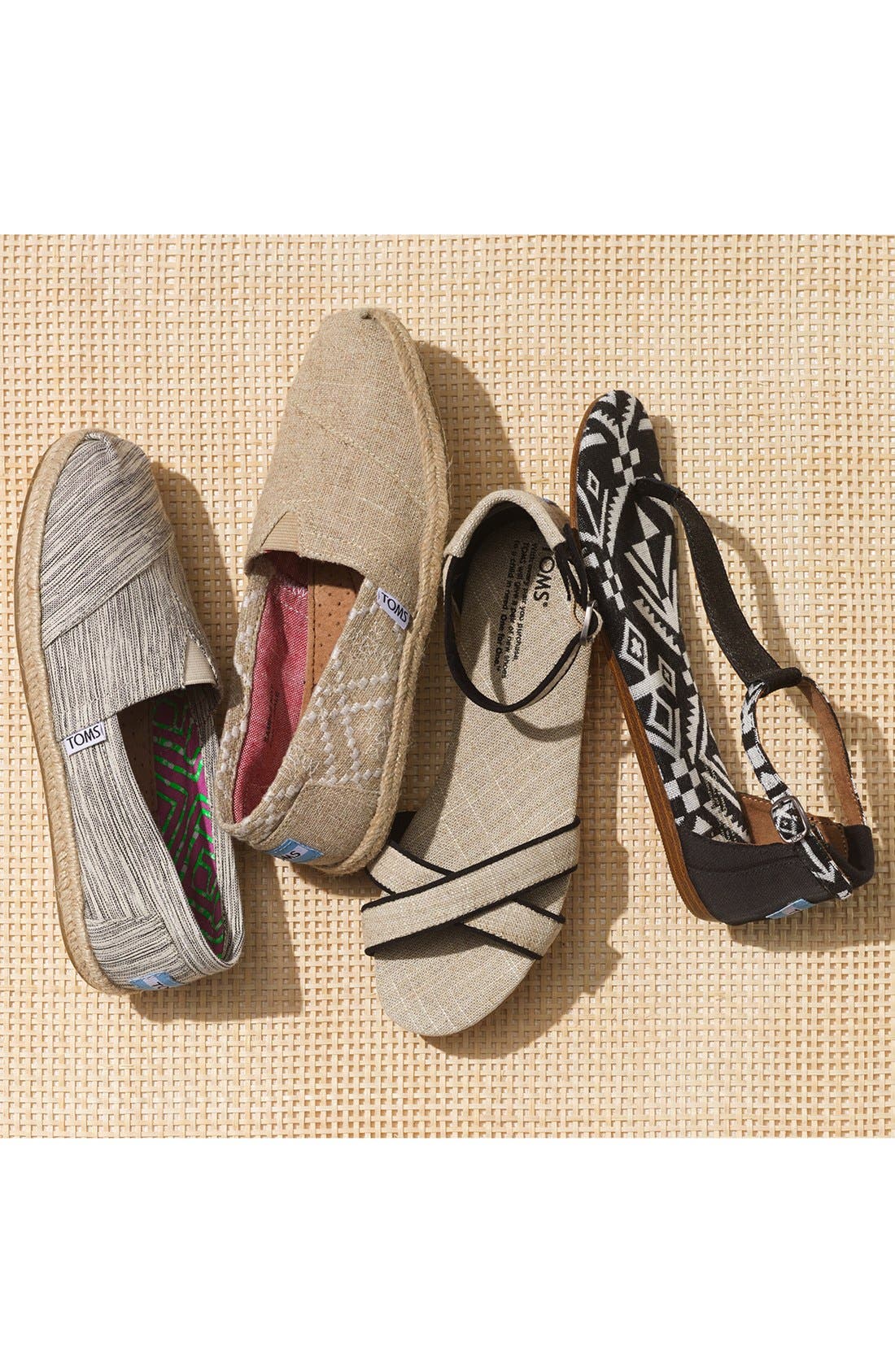 TOMS 'Classic' Embroidered Slip-On, Alternate, color, 