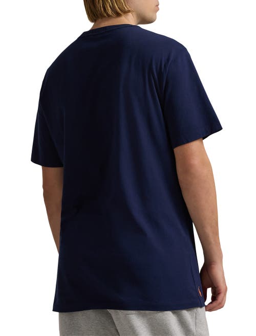 Polo Ralph Lauren Classic Fit Logo Jersey T-shirt In Cruise Navy