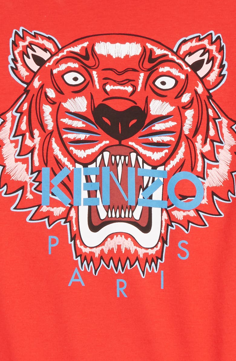 KENZO Tiger Icon Long Sleeve Graphic Tee, Alternate, color,