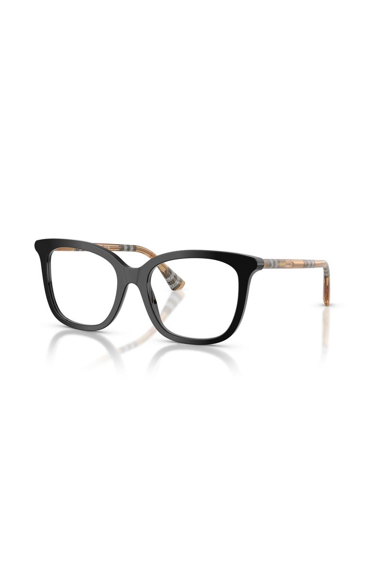 Burberry 51mm Square optical glasses, Main, color, Black