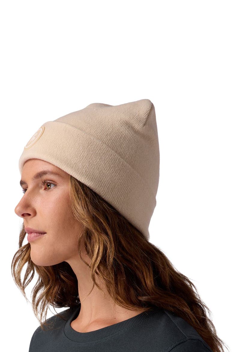 Patch Goat Beanie, Alternate, color, Egret