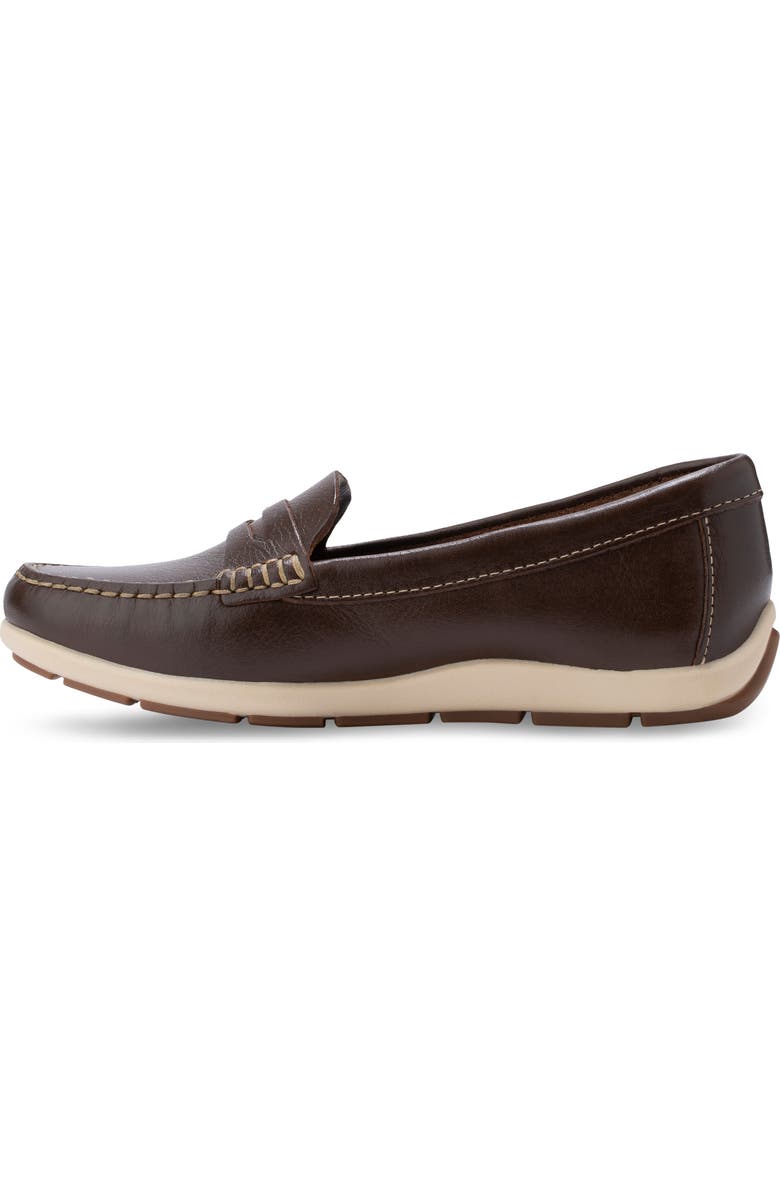 Eastland Julie Leather Loafer, Alternate, color, Coffee