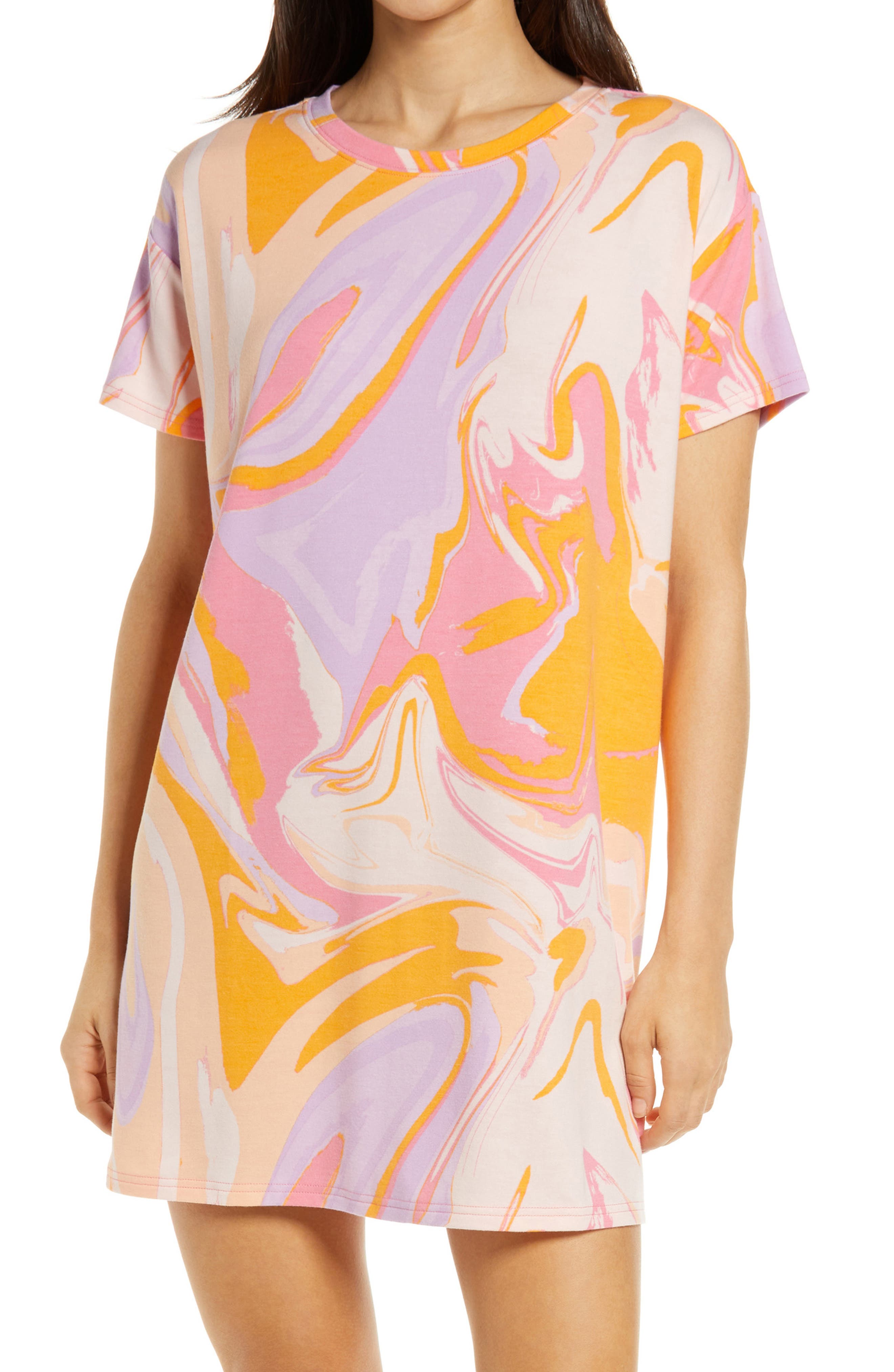 selected PINK BUBBLEGUM MARBLE WASH