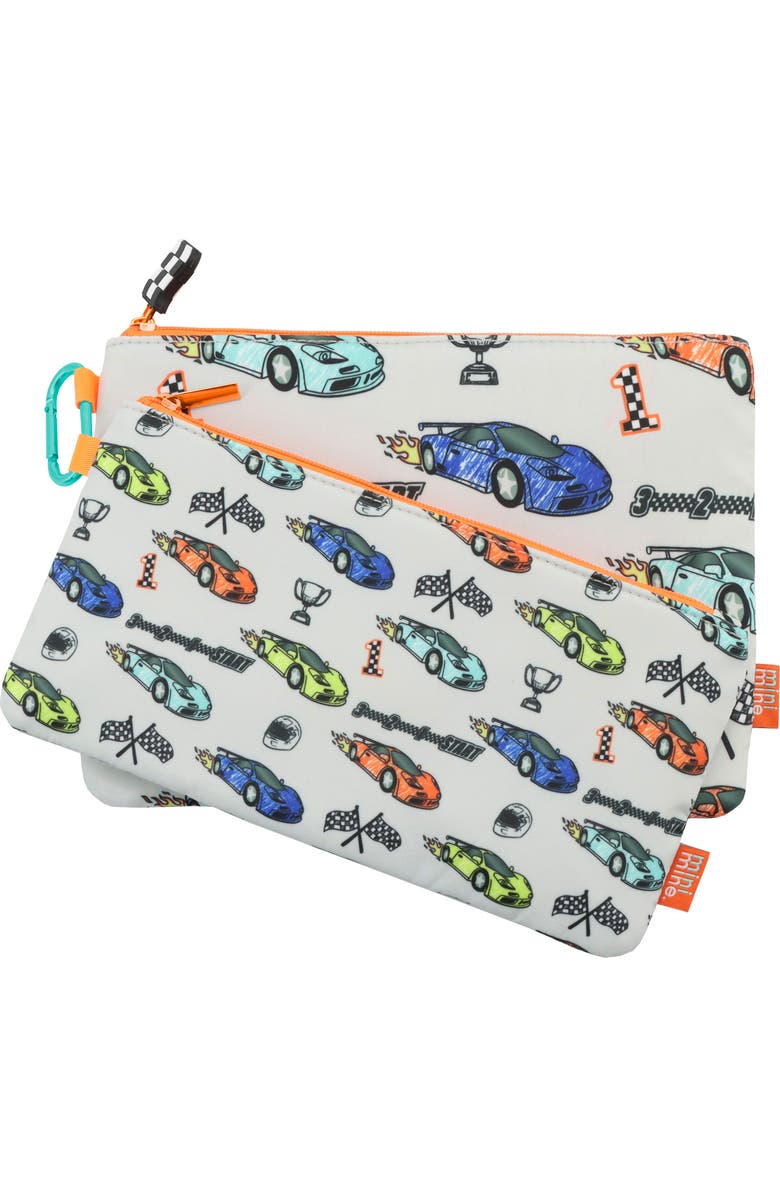 MYTAGALONGS Kids' Mini 2-Pack Organizing Pouches, Main, color, Grey
