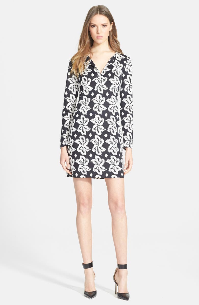 Diane von Furstenberg 'Reina' Silk Shift Dress, Main, color, 