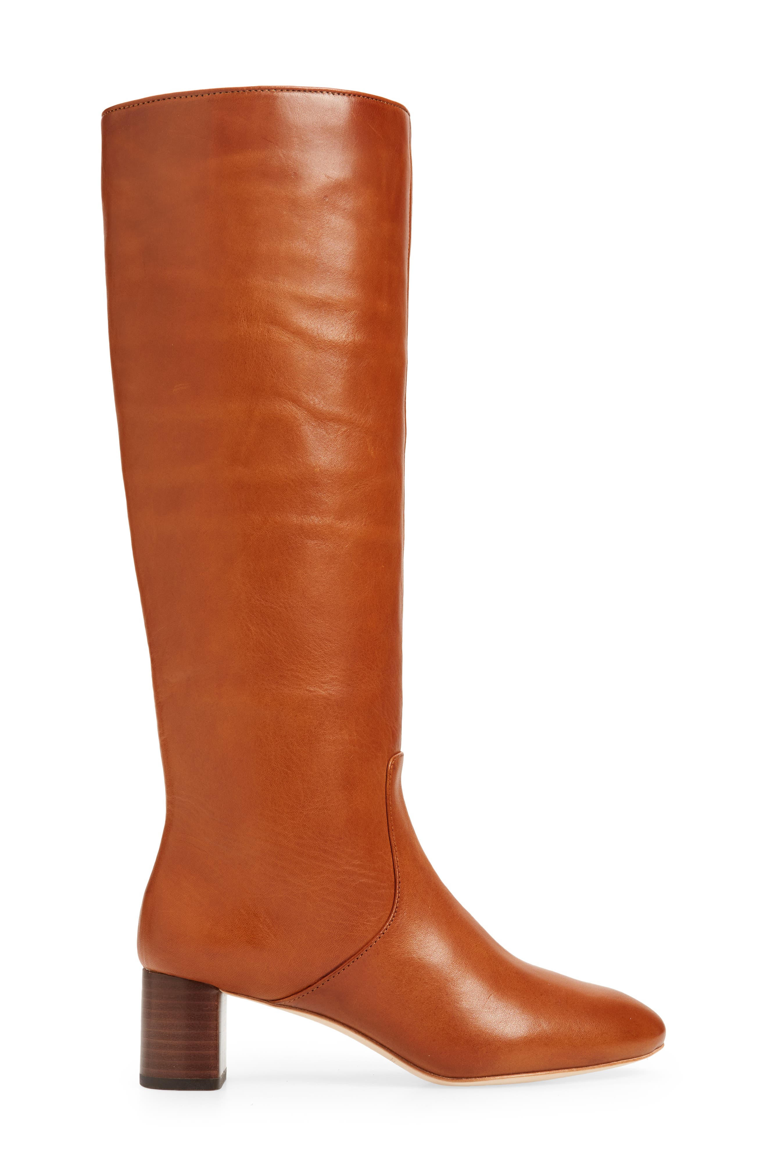 Loeffler Randall Gia Knee High Boot, Alternate, color, Cognac