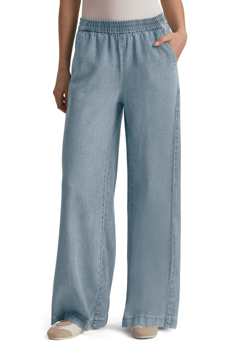Favorite Daughter The Malibu Wide Leg Jeans, Main, color, Coronado