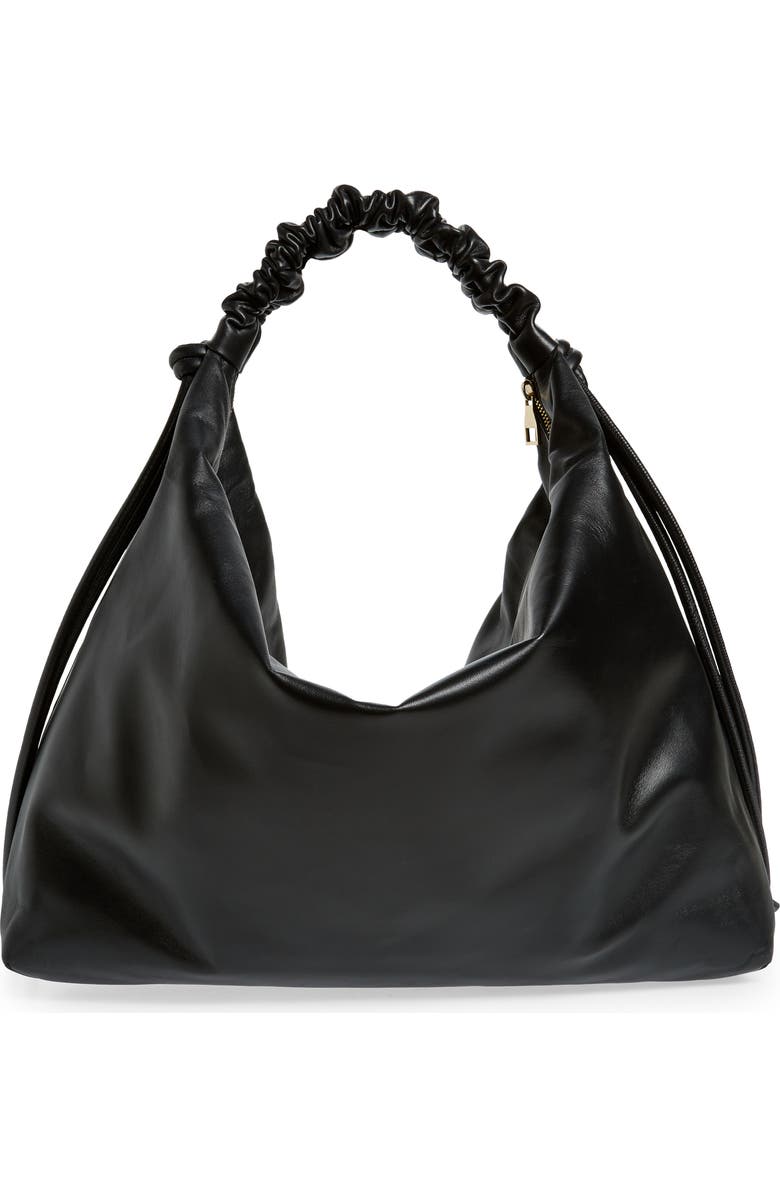 Proenza Schouler Large Drawstring Leather Hobo, Alternate, color,