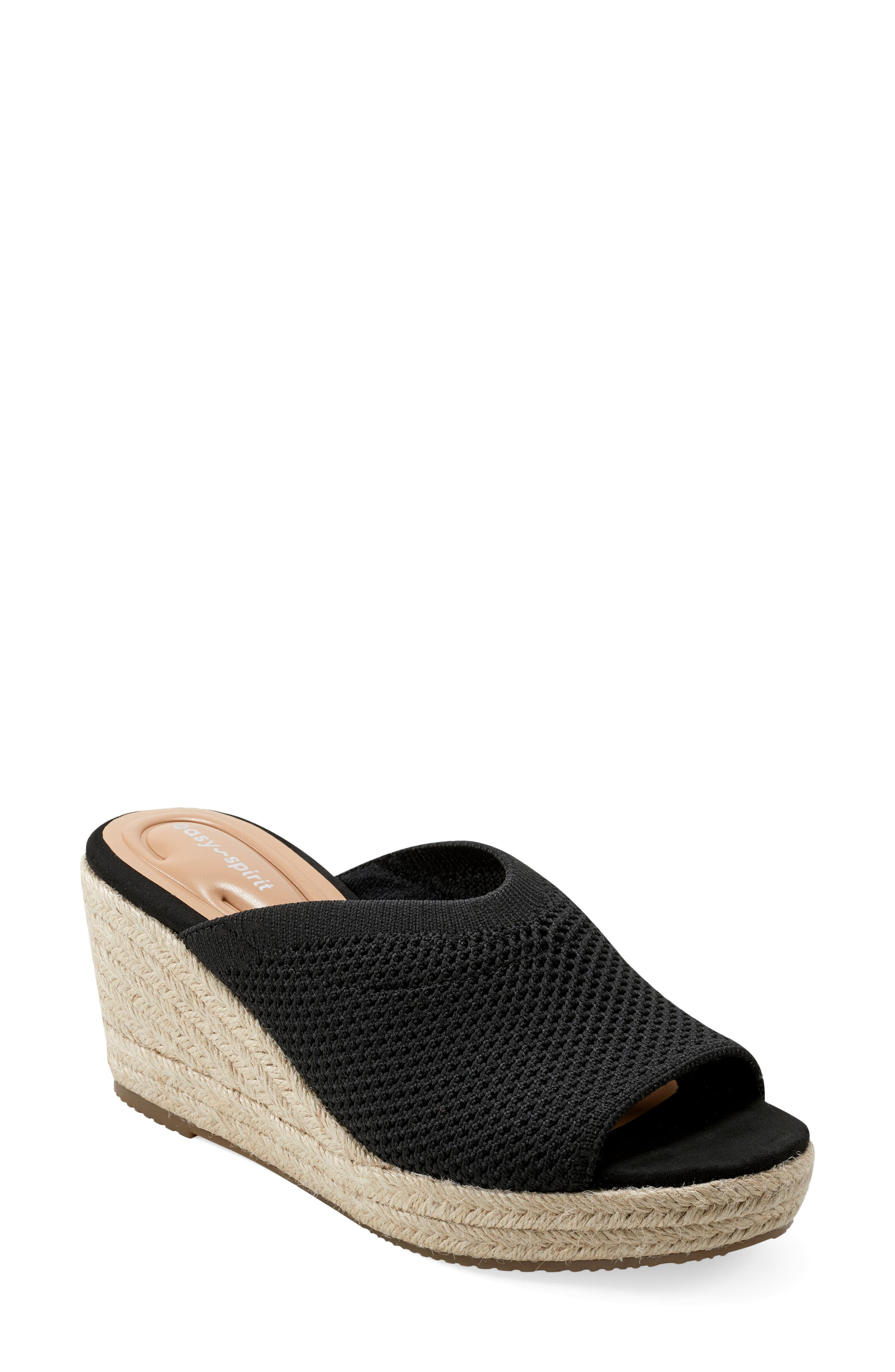 Easy Spirit Jalen Wedge Espadrille Slide Sandal, Main, color, 