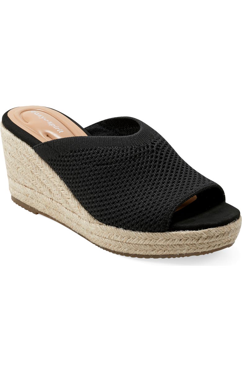 Easy Spirit Jalen Wedge Espadrille Slide Sandal, Main, color,