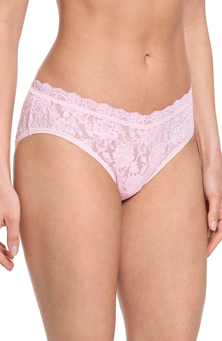 Hanky Panky High Cut Briefs, Alternate, color, Bliss Pink