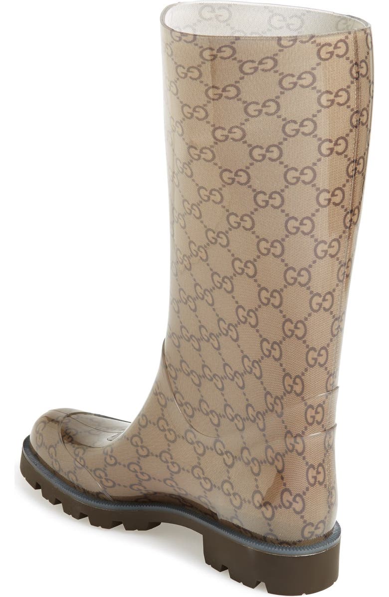 Gucci 'Edimburg GG' Rain Boot, Alternate, color,