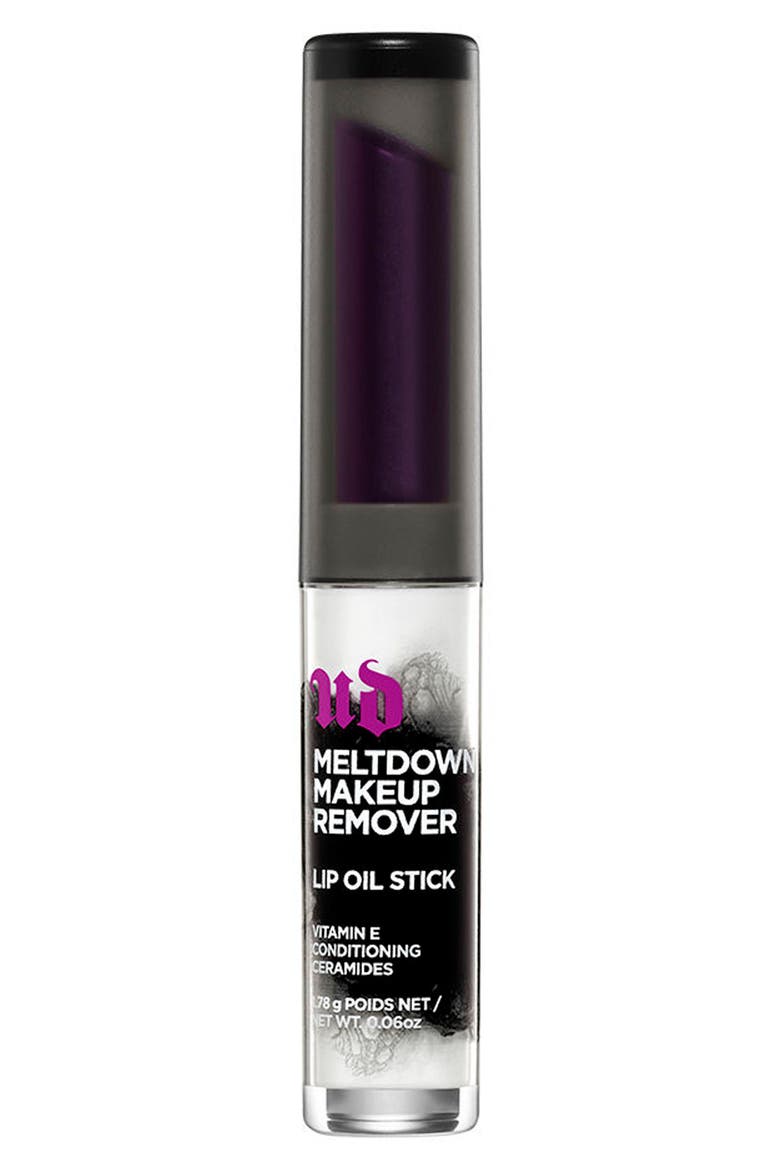 Meltdown Makeup Remover Lip Oil Stick, Main, color, NO COLOR