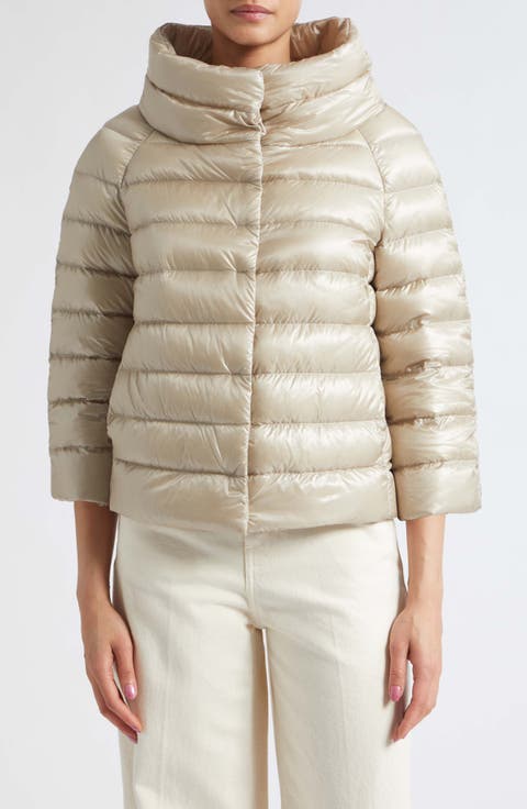 Sofia Iconic Down Crop Puffer Jacket