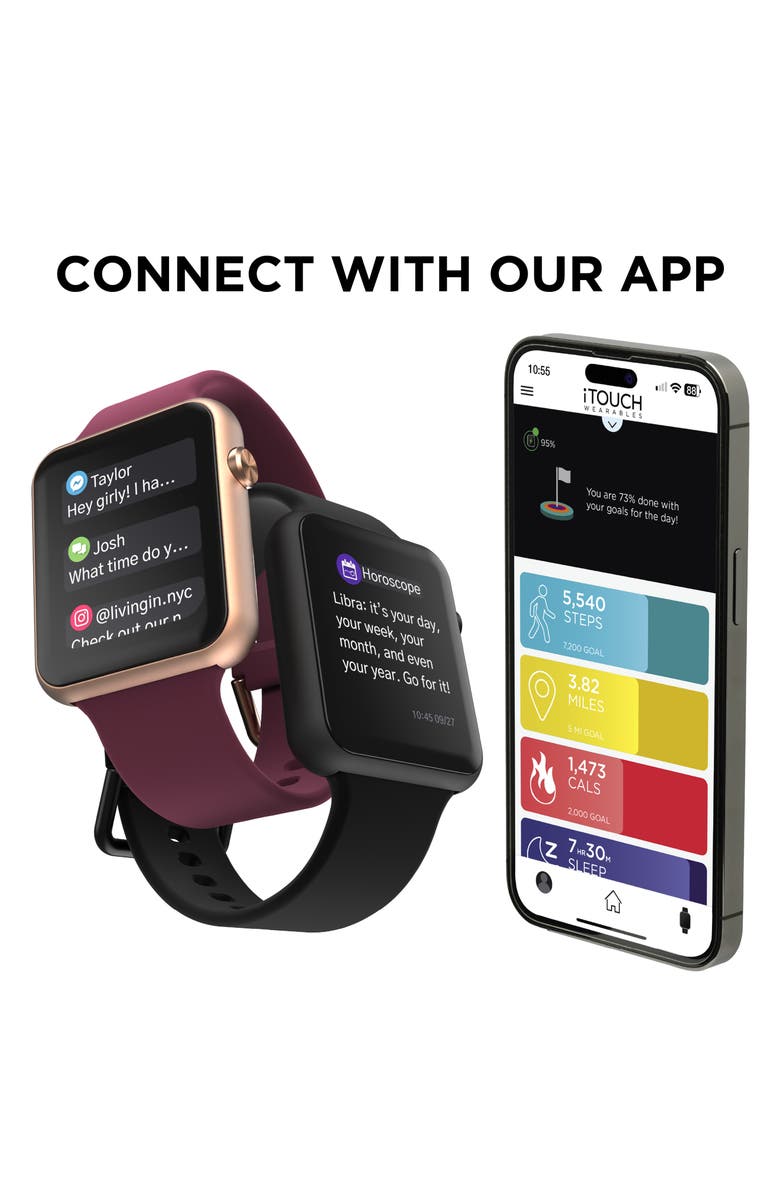 I TOUCH iTouch Air 4 Smartwatch, 43mm, Alternate, color,