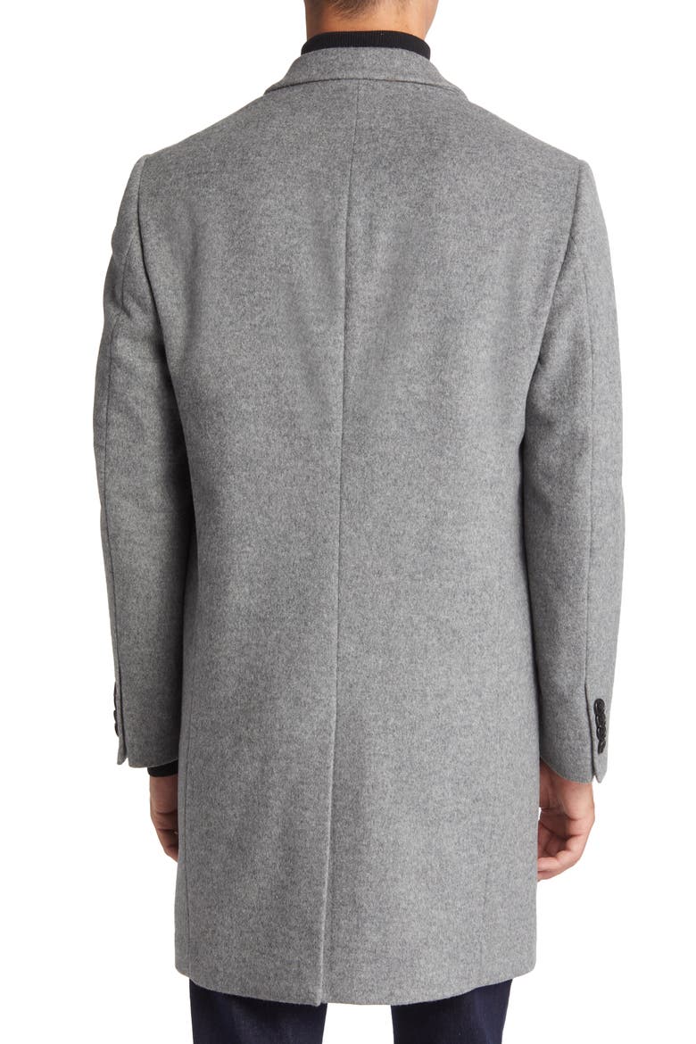 Sutton Wool Overcoat, Alternate, color, LIGHT GREY