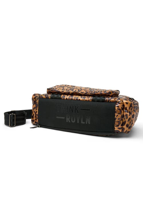 Think Royln Voyager Travel Bag In Animal Print