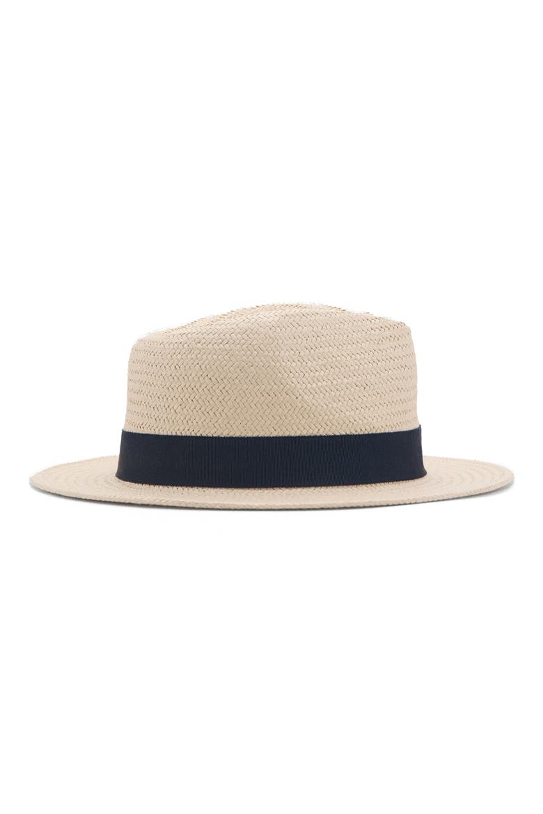 Straw Fedora, Main, color, ECRU