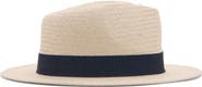MANGO Straw Fedora