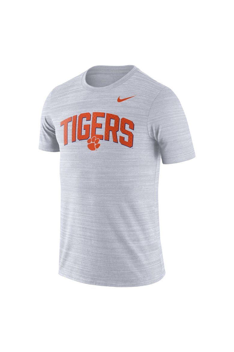 Men's Nike White Clemson Tigers 2022 Game Day Sideline Velocity Performance T-Shirt, Alternate, color, White