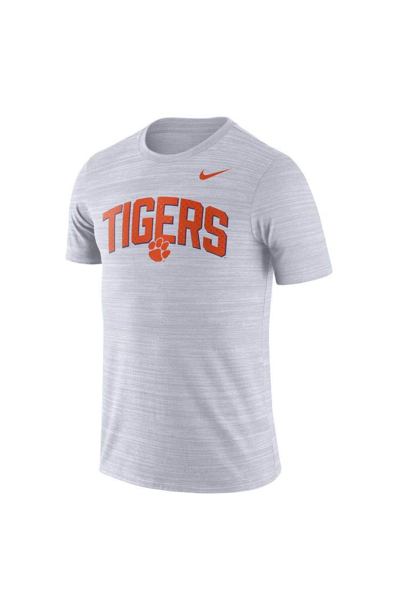 Nike Men's Nike White Clemson Tigers 2022 Game Day Sideline Velocity Performance T-Shirt, Alternate, color,