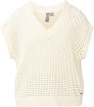 Sweaty Betty Tides High Open Stitch Cotton Sweater