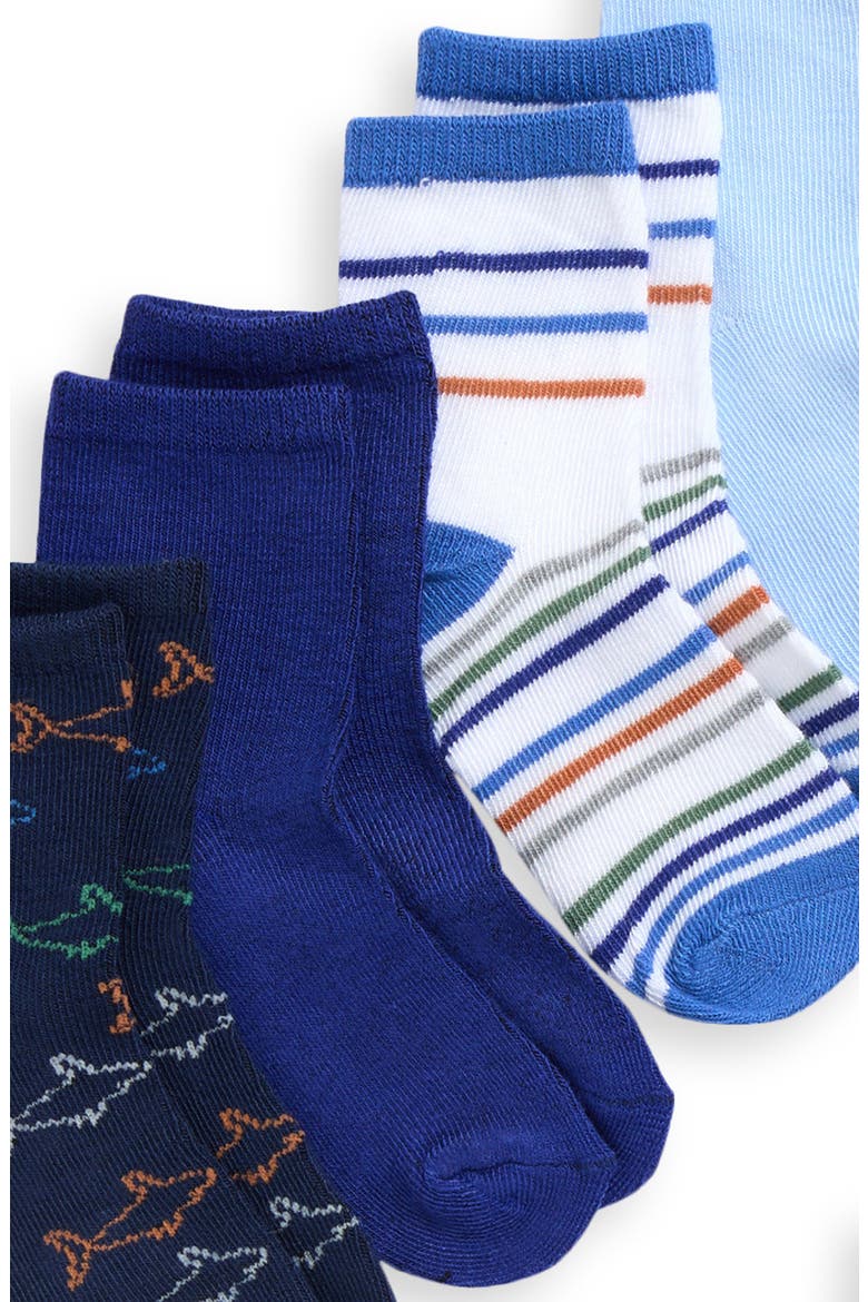 Kids' Icons Assorted 10-Pack Crew Socks, Alternate, color, BLUE COMBO