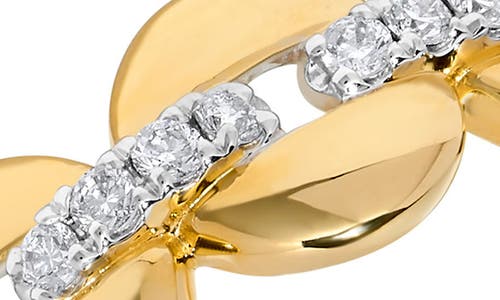 H.j. Namdar Diamond Round Link Ring