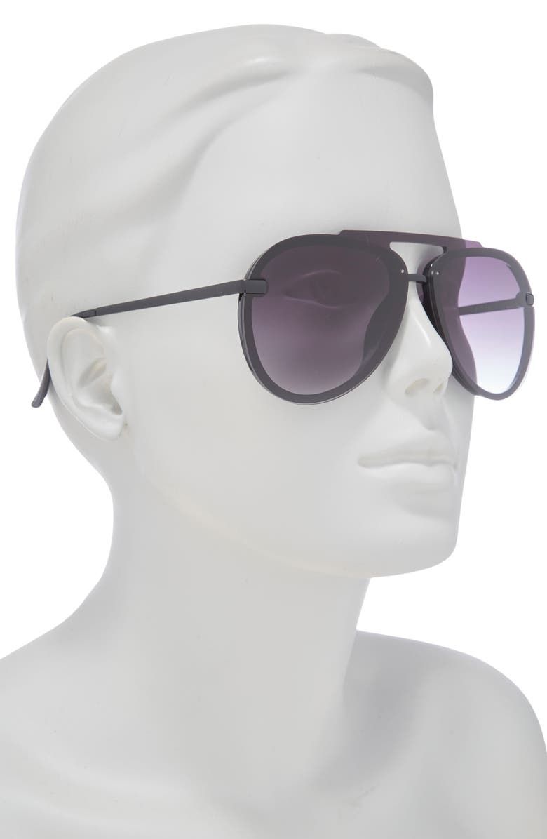 Vince Camuto 65mm Aviator Sunglasses - Back in stock Vince Camuto VC991 TS Rimless Aviator Sunglasses Gold Frame  main image 4