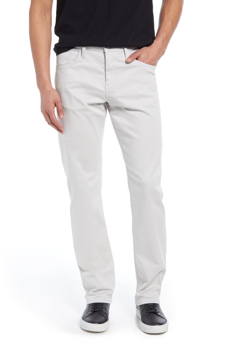 Matt Relaxed Straight Fit Jeans, Main, color, OYSTER MUSHROOM TWILL
