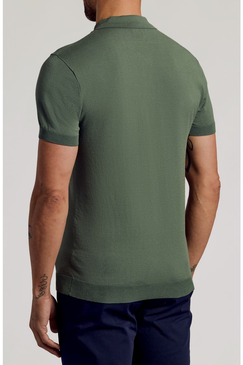 Sweater Polo, Alternate, color, MOSS