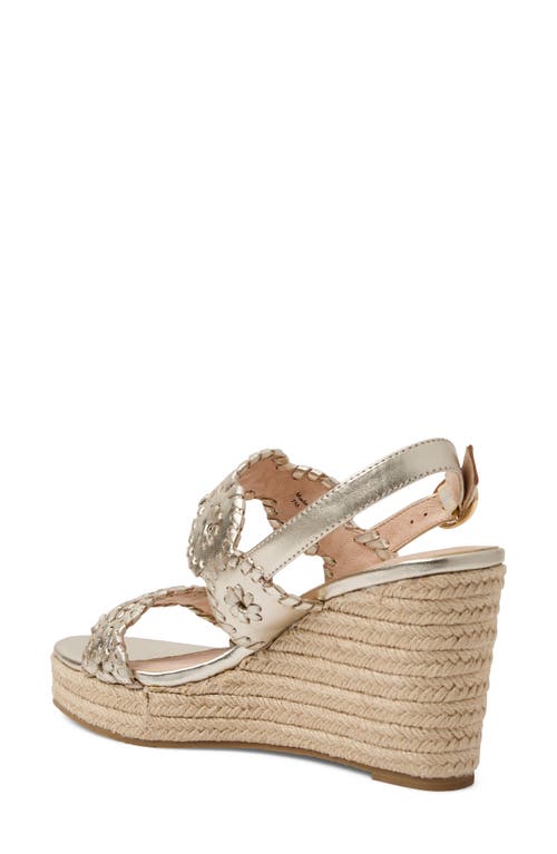 Jack Rogers Laurin Platform Wedge Sandal In Multi