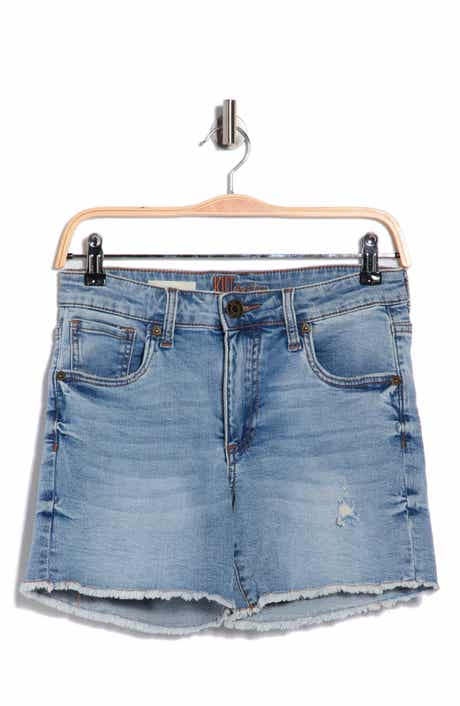 KUT from the Kloth Kity Frayed Denim Boyfriend Shorts